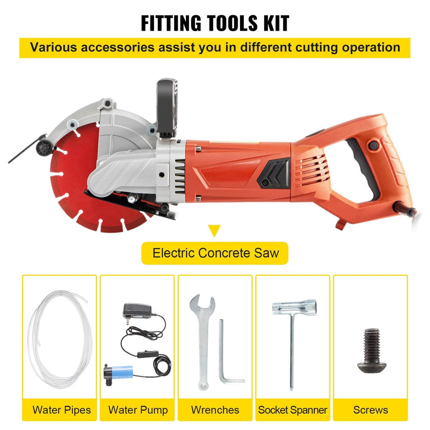 VEVOR Electric Concrete Saw, 7