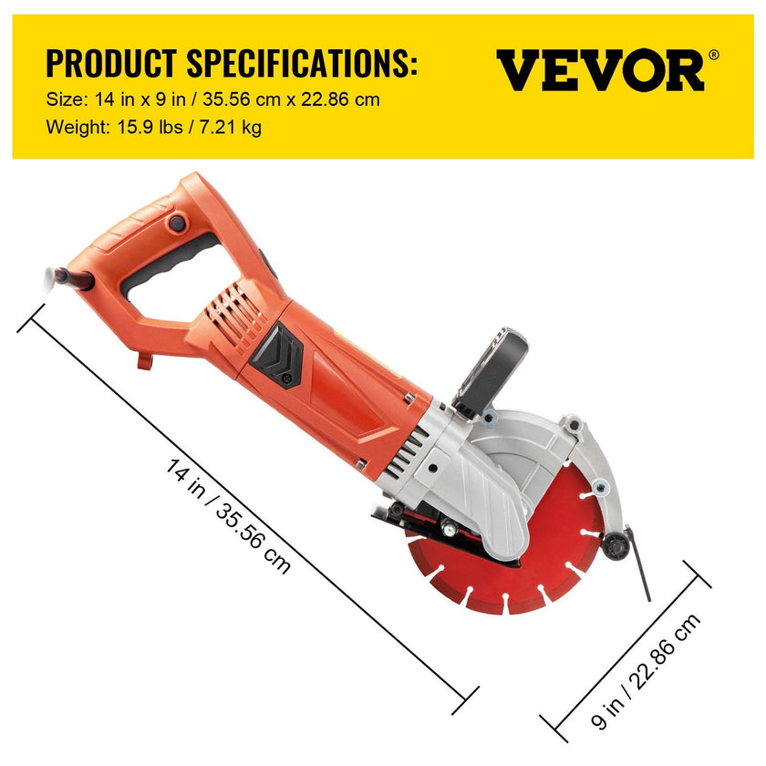 VEVOR Electric Concrete Saw, 7