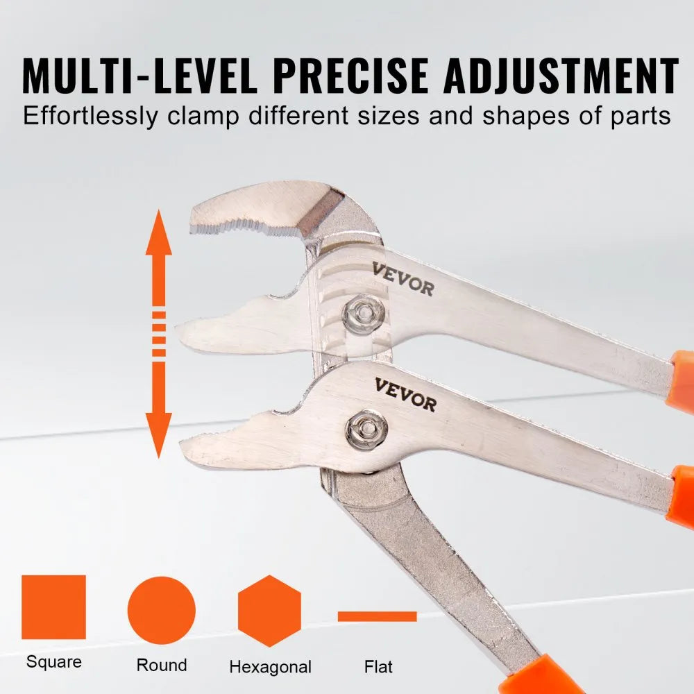 VEVOR Pliers Set, 8-Piece, High Carbon Steel, 12