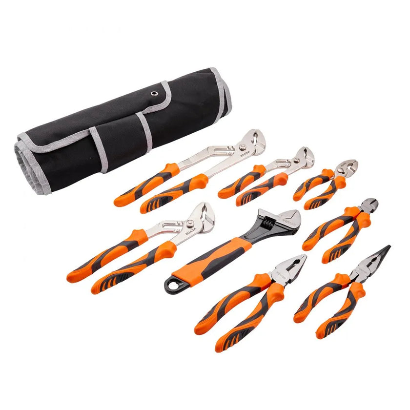 VEVOR Pliers Set, 8-Piece, High Carbon Steel, 12