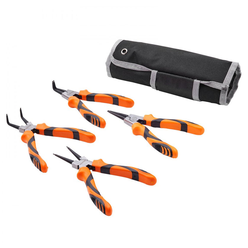 VEVOR Snap Ring Pliers Set, 4-Piece 0.07