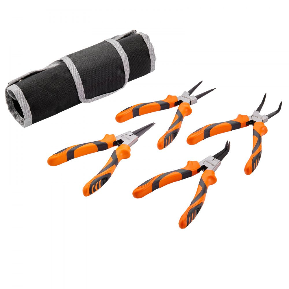 VEVOR Snap Ring Pliers Set, 4-Piece 0.07