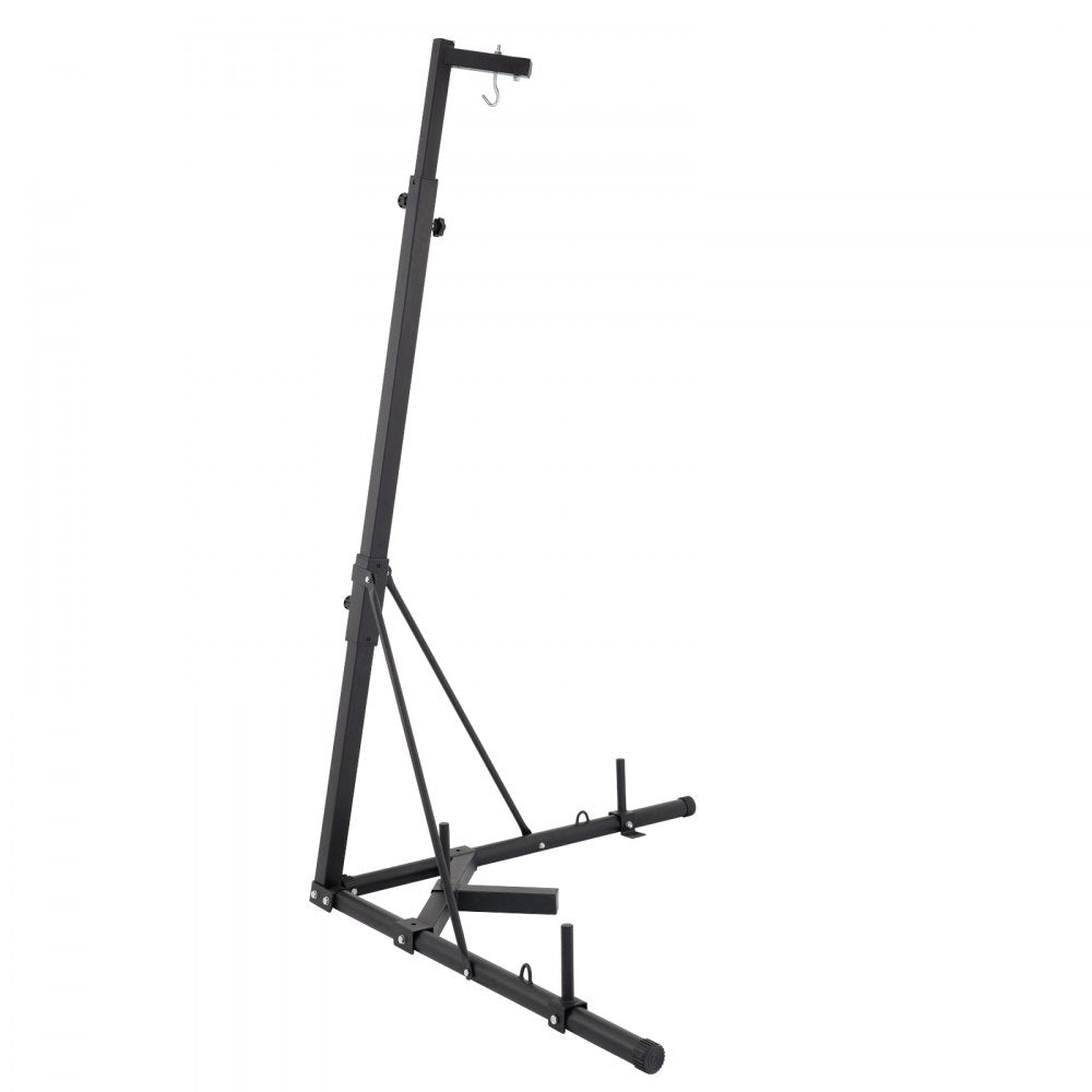 VEVOR Heavy Bag Stand Free Standing Punching Punch Bracket Station Boxing Stand Height Adjustable Folding Boxing Bag Stand for Home Fitness (Heavy Bag Stand)