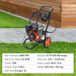 VEVOR Gas Pressure Washer, 3600 PSI 2.6 GPM, Gas Powered Pressure Washer with Copper Pump, Spray Gun and Extension Wand, 5 Quick Connect Nozzles, for Cleaning Cars, Homes, Driveways, Patios