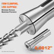 VEVOR 13 pcs Precision R8 Collet Set, 1/8'' - 7/8'', 45# Alloy Steel Mill Collet Chuck 0.0012