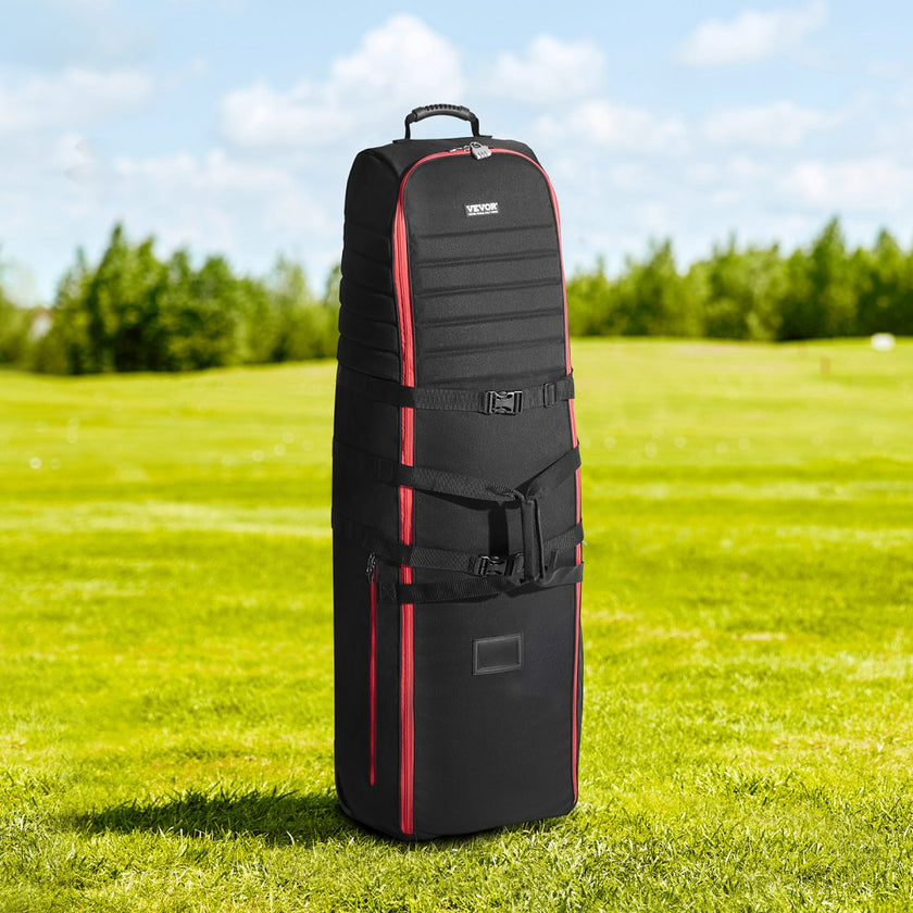 VEVOR Golf Club Travel Bag Golf Luggage Case Cover with Wheels 1000D Nylon