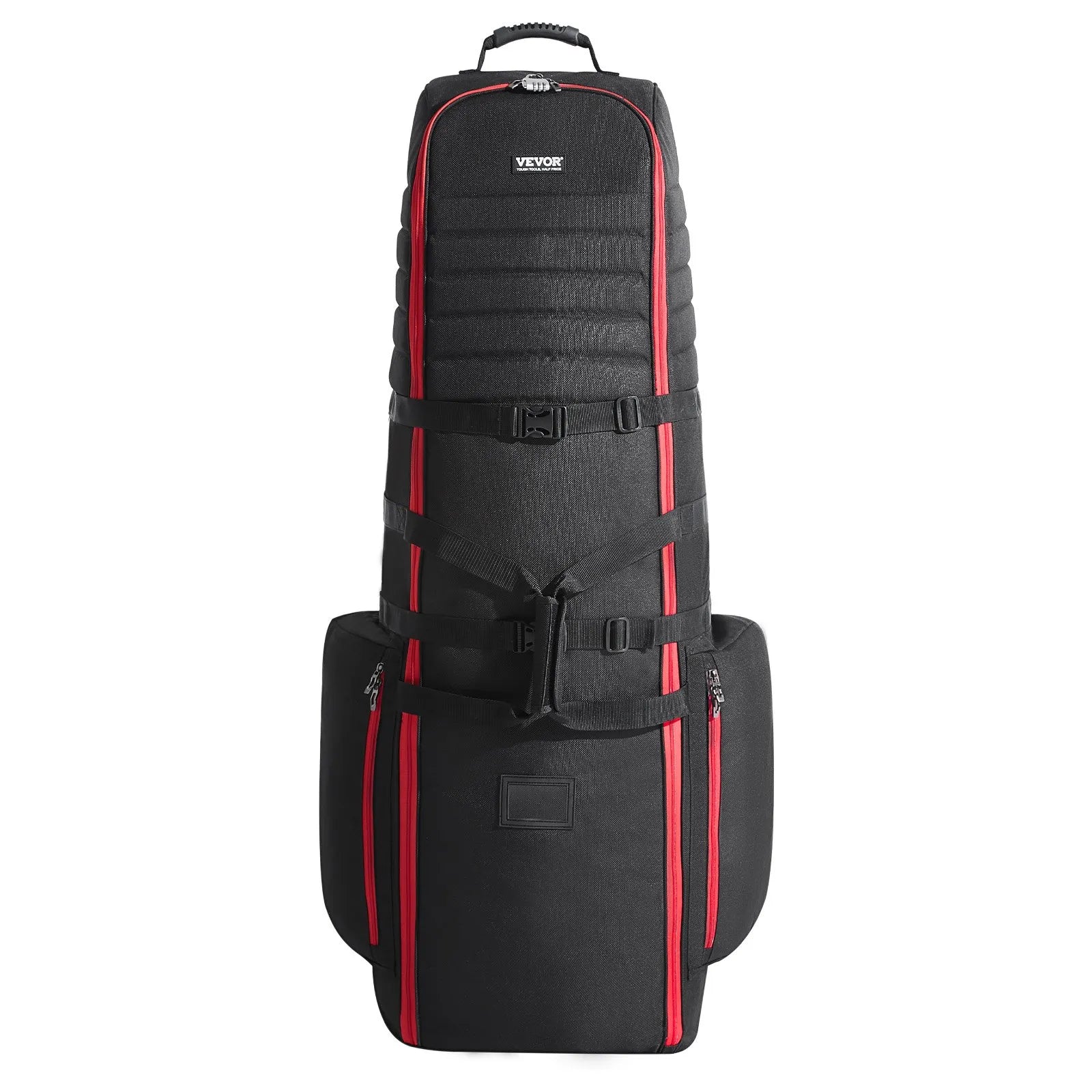 VEVOR Golf Club Travel Bag Golf Luggage Case Cover with Wheels 1800D Oxford
