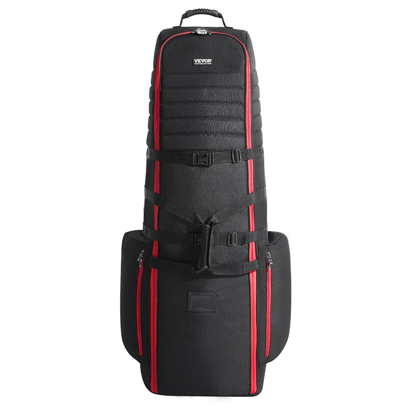 VEVOR Golf Club Travel Bag Golf Luggage Case Cover with Wheels 1800D Oxford