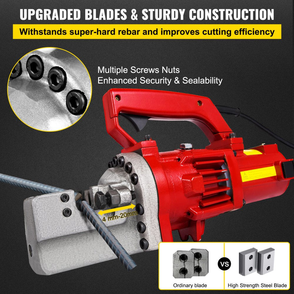 VEVOR 1250W Electric Rebar Cutter 3/4