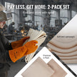 VEVOR Welding Blanket 2 Pack, 6FT x 8FT Heat Treated Welding Blanket, Up To 998°F Heat Resistant Blanket Set, Heavy-Duty Fiberglass Flame Retardant Insulation Welding Mat Cover with Metal Grommets
