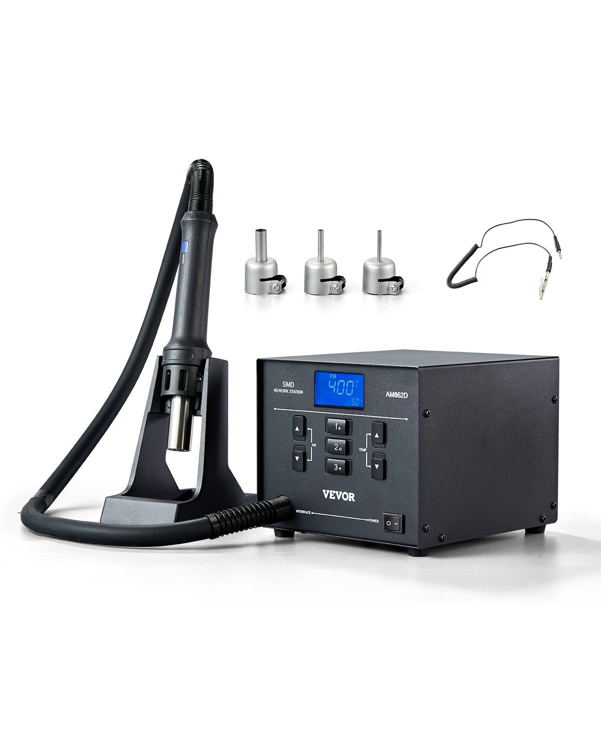 VEVOR Hot Air Rework Station 1000W LED Digital SMD Rework Station 212?-896?