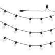 VEVOR 50FT RGB Outdoor String Lights Patio Waterproof Lights with APP Control