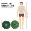 VEVOR Artificial Topiaries Boxwood Trees, 20” Tall (2 Pieces), Ball-Shape Faux Topiaries Plant, All-year Green Feaux Plant Decorative Balls for Backyard, Balcony,Garden, Wedding and Home Décor