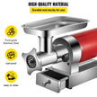VEVOR Electric Meat Grinder, 661 Lbs/Hour 1100 W Meat Grinder Machine, 1.5 HP Electric Meat Mincer with?2?Grinding?Plates,?Sausage?Kit Set Meat Grinder Heavy Duty, Home Kitchen & Commercial Use Red