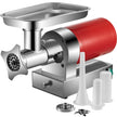 VEVOR Electric Meat Grinder, 661 Lbs/Hour 1100 W Meat Grinder Machine, 1.5 HP Electric Meat Mincer with?2?Grinding?Plates,?Sausage?Kit Set Meat Grinder Heavy Duty, Home Kitchen & Commercial Use Red
