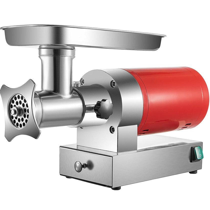 VEVOR Electric Meat Grinder, 661 Lbs/Hour 1100 W Meat Grinder Machine, 1.5 HP Electric Meat Mincer with?2?Grinding?Plates,?Sausage?Kit Set Meat Grinder Heavy Duty, Home Kitchen & Commercial Use Red
