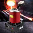 VEVOR Electric Melting Furnace, 3KG Digital Electric Melting Furnace, 1750W 1150?/2102 ? Gold Smelter Furnace W/ Graphite Crucible Casting Refining Jewelry Precious Metals Gold Silver Copper Aluminu