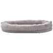 VEVOR Human Dog Bed 72x48x10in Large Human Size Dog Bean Bed Washable PV Velvet
