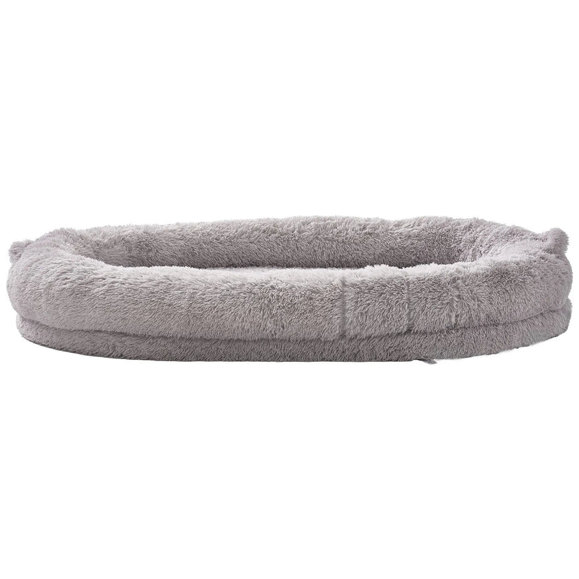 VEVOR Human Dog Bed 72x48x10in Large Human Size Dog Bean Bed Washable PV Velvet