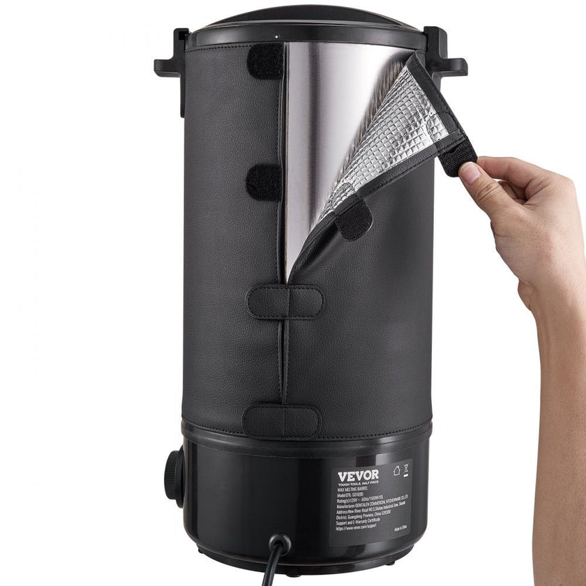 VEVOR Wax Melter for Candle Making, 10Liter Extra Large Electric Wax Melting Pot with Easy Pour Spout & 9-level Temp Control, Easy Clean for Candle Soap Cream Beauty Bulk Production Business or Home