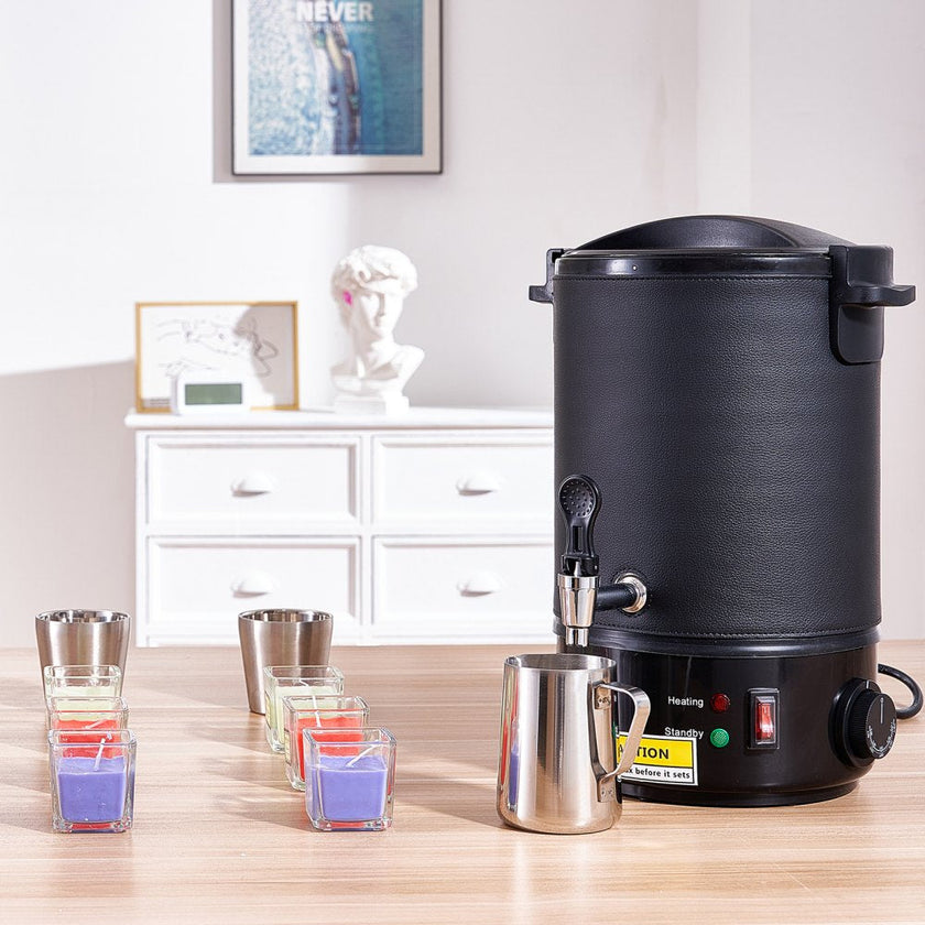 VEVOR Wax Melter for Candle Making, 6.5 Liter Large Electric Wax Melting Pot Easy Pour Spout & 9-level Temperature Control, Easy Clean for Candle Soap Cream Beauty Bulk Production Business or Home
