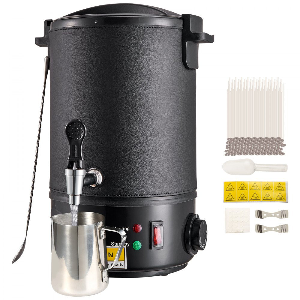 VEVOR Wax Melter for Candle Making, 6.5 Liter Large Electric Wax Melting Pot Easy Pour Spout & 9-level Temperature Control, Easy Clean for Candle Soap Cream Beauty Bulk Production Business or Home