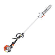VEVOR 52CC 6-in-1 Multi-Functional Trimming Tools, Gas Hedge Trimmer, Weed Eater, String Trimmer, Brush Cutter, Edger, Pole Saw Chainsaw Pruner with Extension Pole