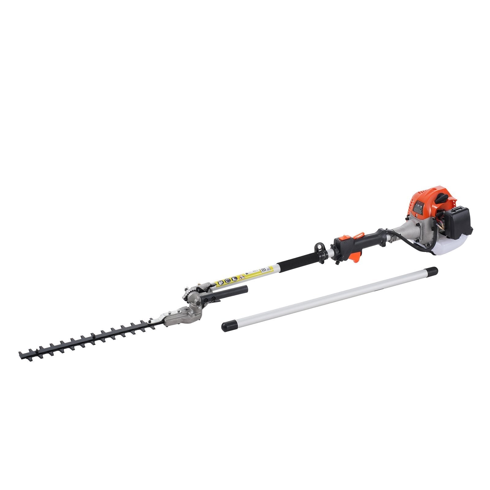VEVOR 52CC 6-in-1 Multi-Functional Trimming Tools, Gas Hedge Trimmer, Weed Eater, String Trimmer, Brush Cutter, Edger, Pole Saw Chainsaw Pruner with Extension Pole