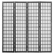 VEVOR Room Divider Japanese Wall Divider 4 Panel Screen for Room Separation