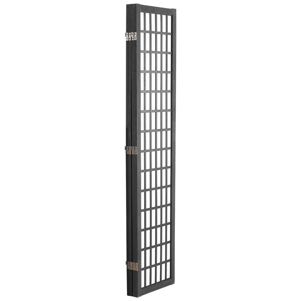 VEVOR Room Divider Japanese Wall Divider 4 Panel Screen for Room Separation