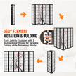 VEVOR Room Divider Japanese Room Screen Divider 6 Panel for Room Separation