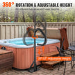 VEVOR Hot Tub Handrail, 360 Rotatable Spa Side Handrail with 35