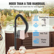 VEVOR Hot Tub Handrail, 360 Rotatable Spa Side Handrail with 35