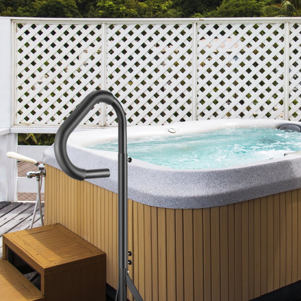 VEVOR Hot Tub Handrail, 360 Rotatable Spa Side Handrail with 48