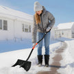 VEVOR Snow Shovel for Driveway, 17 in Wide Plastic Snow Shovel with D-shaped Handles & Aluminum Blade, Large Capacity Snowplow Shovels, Lightweight Snows Removal Tool for Garden Car Camping
