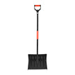 VEVOR Snow Shovel for Driveway, 17 in Wide Plastic Snow Shovel with D-shaped Handles & Aluminum Blade, Large Capacity Snowplow Shovels, Lightweight Snows Removal Tool for Garden Car Camping