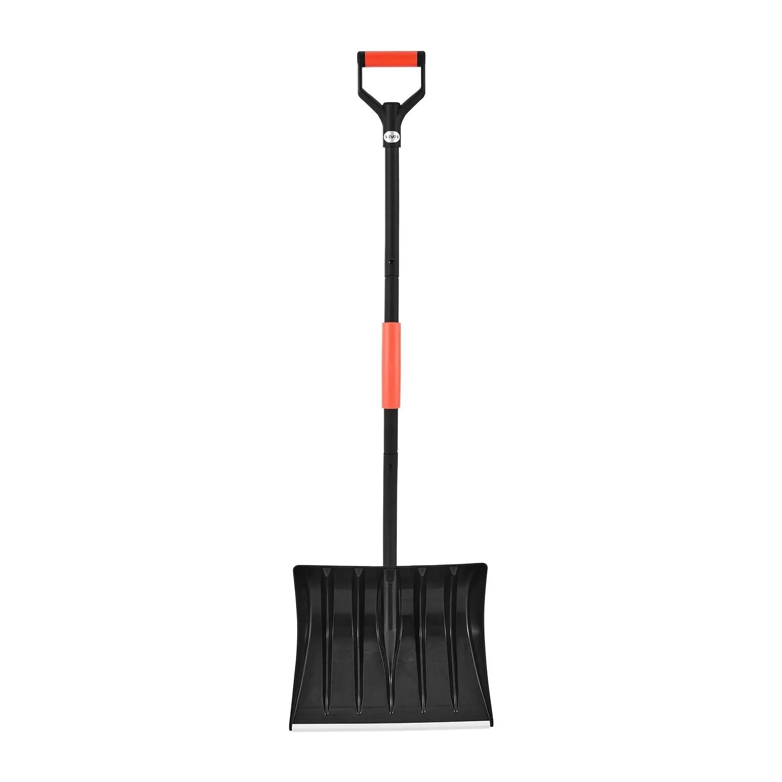 VEVOR Snow Shovel for Driveway, 17 in Wide Plastic Snow Shovel with D-shaped Handles & Aluminum Blade, Large Capacity Snowplow Shovels, Lightweight Snows Removal Tool for Garden Car Camping