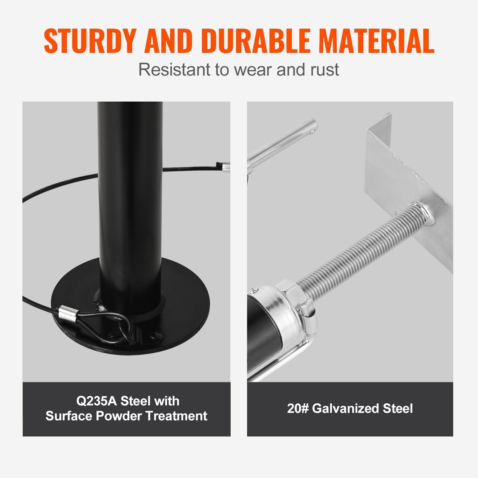 VEVOR RV Slide Out Support Jacks, 5000 lbs Capacity Each Slide Out Stabilizer, Adjusts from 20