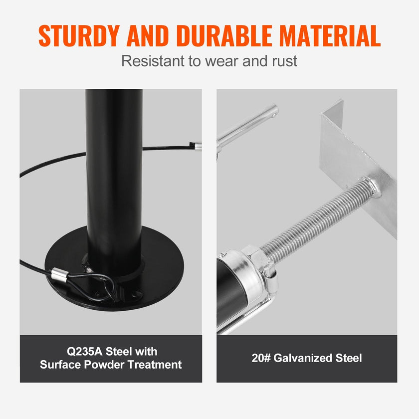 VEVOR RV Slide Out Support Jacks, 5000 lbs Capacity Each Slide Out Stabilizer, Adjusts from 20