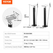 VEVOR RV Slide Out Support Jacks, 5000 lbs Capacity Each Slide Out Stabilizer, Adjusts from 20