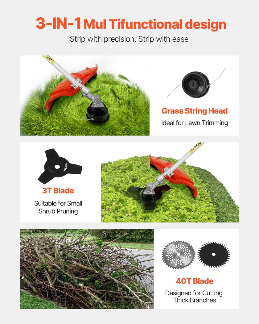 VEVOR Cordless String Trimmer 16.9