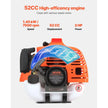 52cc Gas Powered String Trimmer & Brush Cutter with 17
