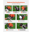 52cc Gas Powered String Trimmer & Brush Cutter with 17
