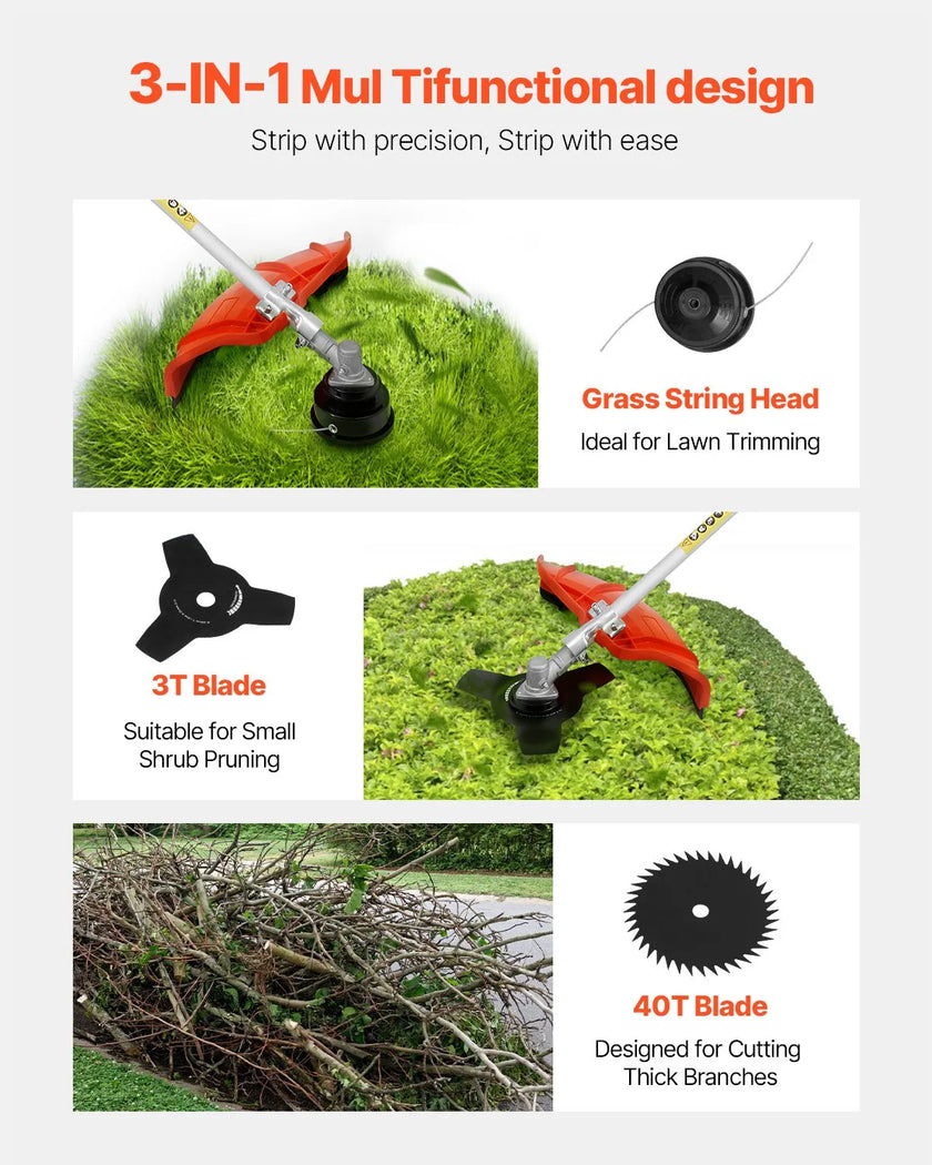 VEVOR Cordless String Trimmer 16.9