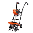 VEVOR Tiller Cultivator Gas Powered, 31CC 4-Stroke Garden Cultivator, Tiller with 4 Steel Adjustable Front Tines for Lawn, Garden and Field Soil Cultivation