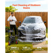 VEVOR Gas Pressure Washer 2900 PSI, 1.85 GPM, Aluminum Pump, 4 Nozzles, 26.3 ft Hose