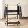 VEVOR Heat Press Table with Charging Station 3 Tier Movable Heat Press Stand