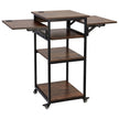 VEVOR Heat Press Table with Charging Station 4 Tier Movable Heat Press Stand