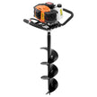 VEVOR Gas Post Hole Digger 52CC 1450W with 8” Drill Bits & 1 Extension Rod
