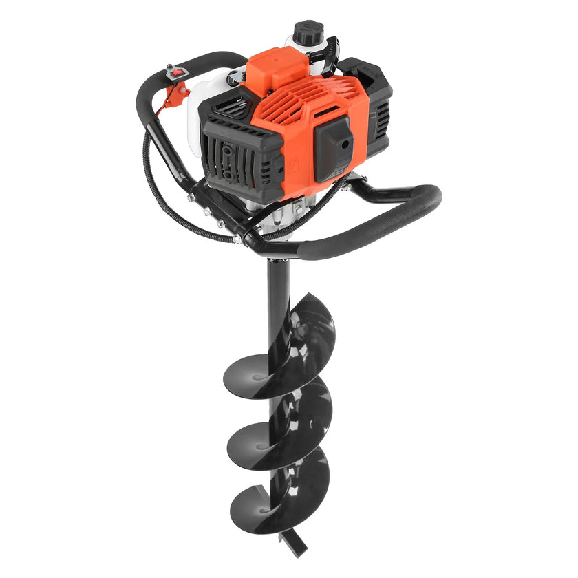 VEVOR Post Hole Digger, 43cc 1250W Auger Post Hole digger, Gas Powered Earth Digger with 8